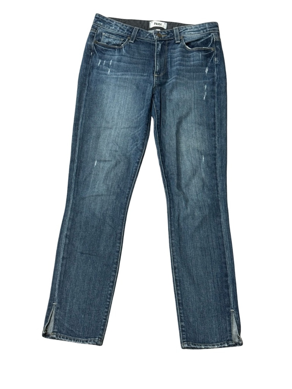 Paige Womens Hoxton Ankle Peg Blue Jeans